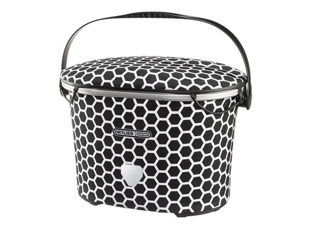 Ortlieb Up-Town Design - Honeycomb ! black - white 17,5 L 