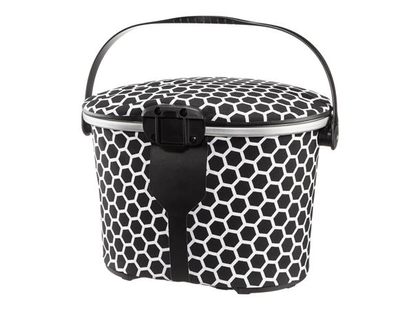 Ortlieb Up-Town Design - Honeycomb ! black - white 17,5 L 