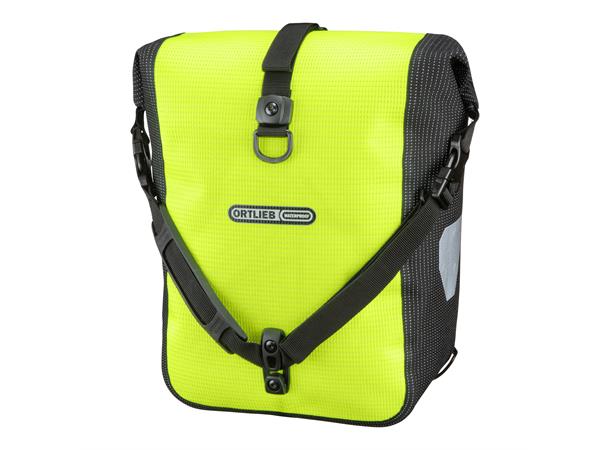 Ortlieb Sport-Roller High Visibility ! neon yellow- black reflec 2x12,5 L QL2.1 