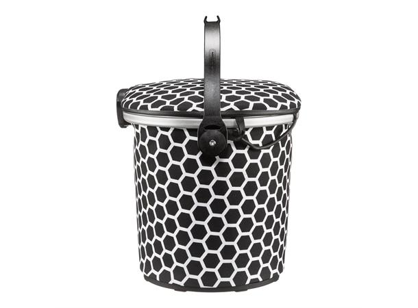 Ortlieb Up-Town Design - Honeycomb ! black - white 17,5 L 
