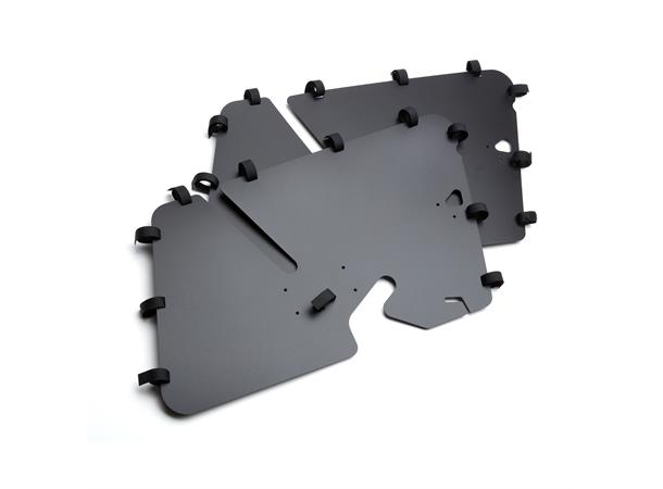 Benno Boost Poly Wheel Guard Set Rack #3 For Utility Rear Rack #3 