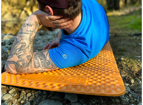 Exped FlexMat charcoal grey/orange M 