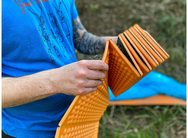 Exped FlexMat charcoal grey/orange M 