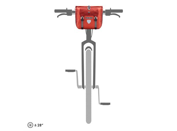 Ortlieb Handlebar-Pack Plus salsa - dark chili 11 L barlock 