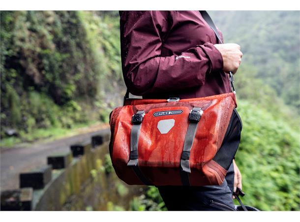 Ortlieb Handlebar-Pack Plus salsa - dark chili 11 L barlock 