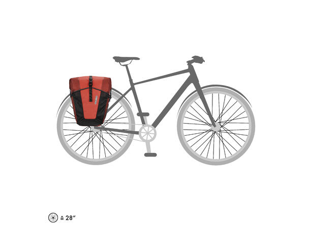 Ortlieb Back-Roller XL Plus salsa - dark chili 2x35 L QL2.1 