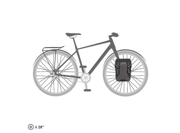 Ortlieb Sport-Packer Plus ! granite - black 2x15 L QL2.1 