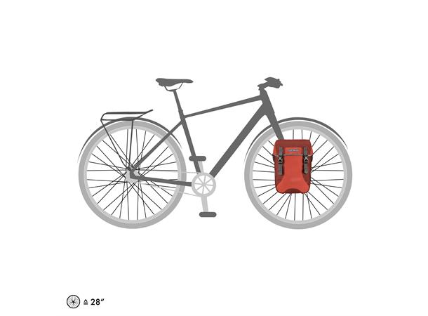 Ortlieb Sport-Packer Plus salsa - dark chili 2x15 L 