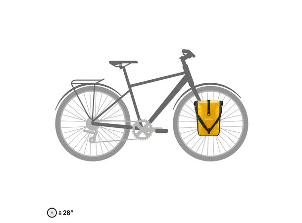 Ortlieb Sport-Roller ! sunyellow - black 2x12,5  L QL2.1 