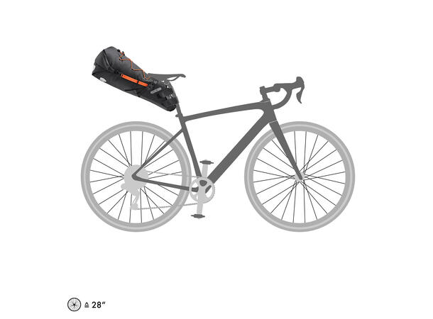 Ortlieb Seat-Pack ! black matt 16,5 L Velcro 