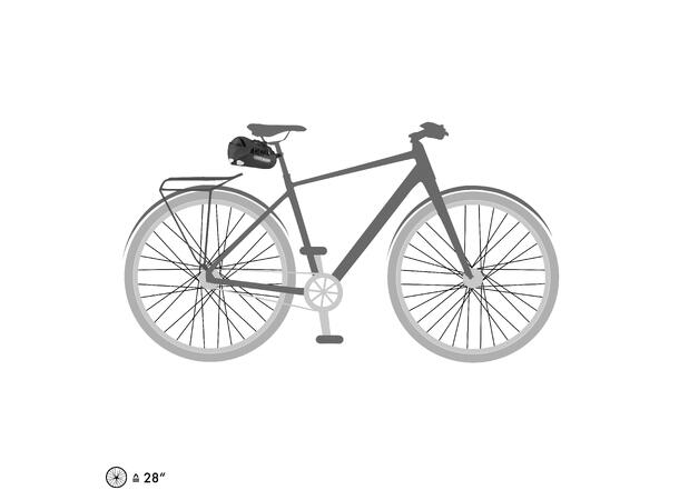 Ortlieb Saddle-Bag black matt 1,6 L Velcro 