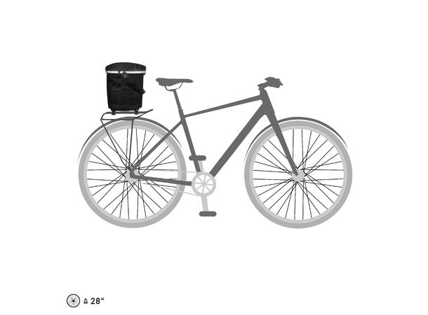 Ortlieb Up-Town Rack black 17,5 L TopLock 