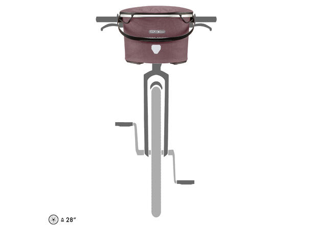 Ortlieb Up-Town Urban ash rose 17,5 L Ultimate 