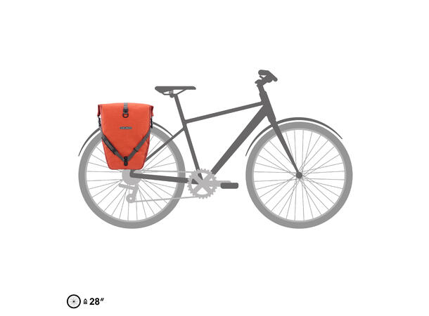 Ortlieb Back-Roller Plus CR salsa - dark chili 2x20 L QL2.1 