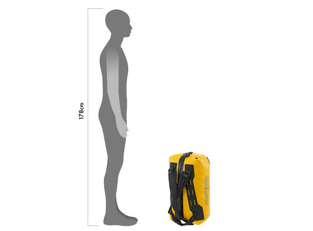 Ortlieb Duffle sunyellow - black 40 L 