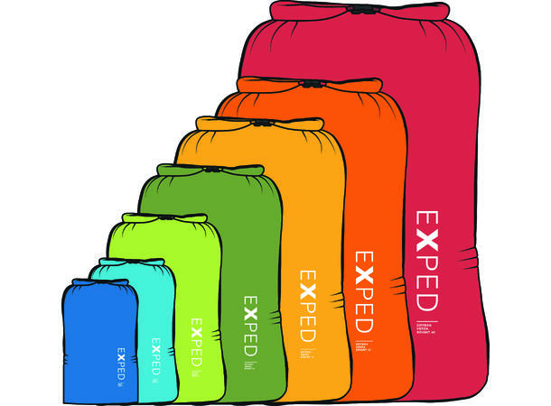Exped Drybag Versa Bright 4-pack set 3 5 8 13 l 