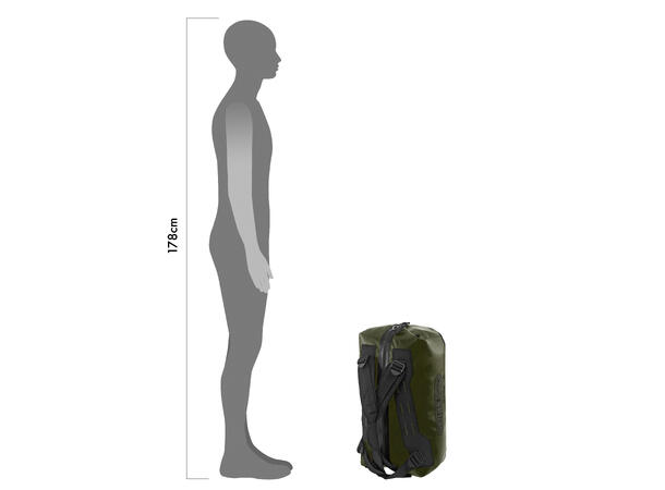 Ortlieb Duffle olive - black 40 L 