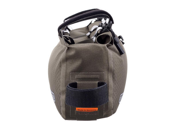 Ortlieb Frame-Pack RC Toptube dark sand 4 L Hook and loop straps 