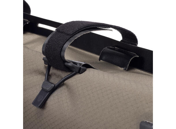 Ortlieb Frame-Pack RC Toptube dark sand 4 L Hook and loop straps 