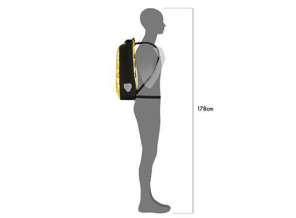 Ortlieb Messenger-Bag ! sunyellow - black 39 L 