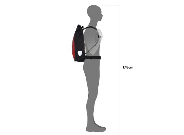 Ortlieb Messenger-Bag red - black 39 L 