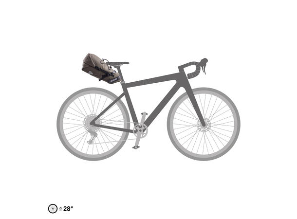 Ortlieb Seat-Pack ! dark sand 11 L Hook and loop straps 