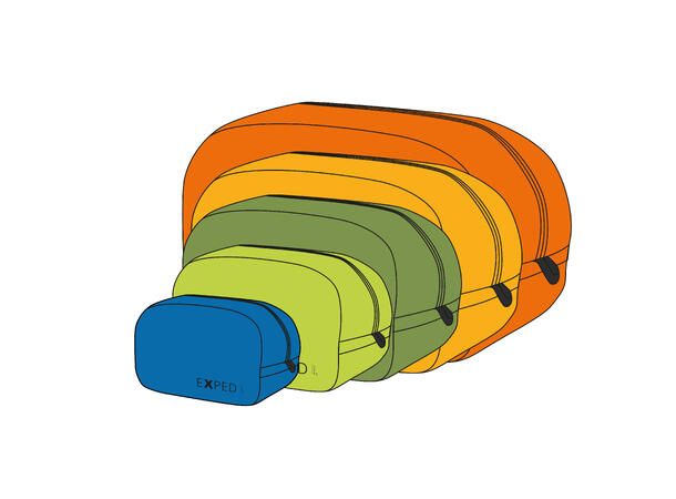 Exped Organizer Ultra Zip lime 5 