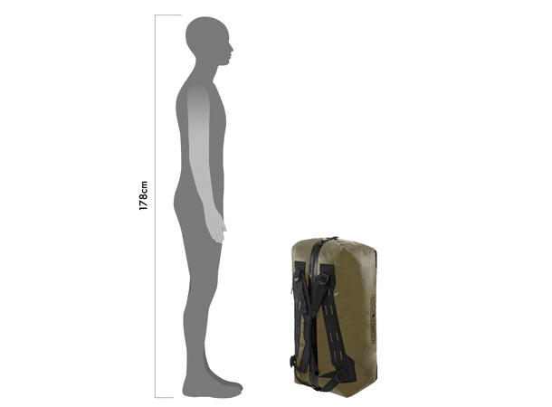 Ortlieb Duffle olive - black 85 L 