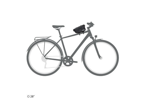 Ortlieb Toptube-Bag ! black 1,5 L Perforated straps 