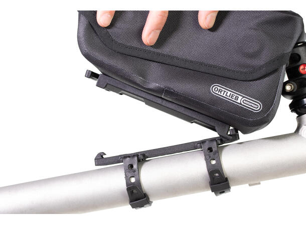 Ortlieb Toptube-Bag ! black 1,5 L Perforated straps 