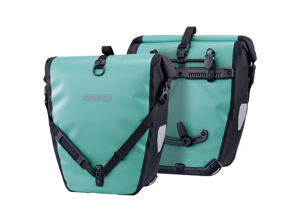 Ortlieb Back-Roller Free lagoon - black 2x20 L QL2.1 