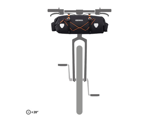 Ortlieb Handlebar-Pack Flex ! black matt,  15 L, Bar-Lock 