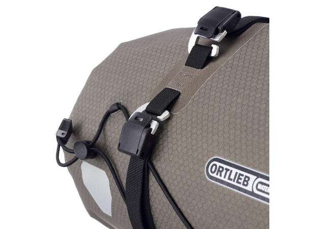 Ortlieb Handlebar-Pack Flex ! dark sand,  15 L, Bar-Lock 