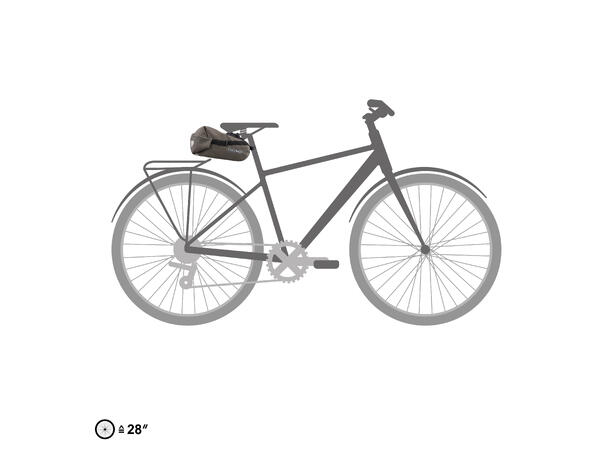 Ortlieb Saddle-Bag dark sand,  4,1 L, Snap-Lock 