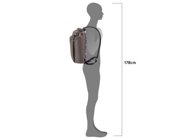 Ortlieb Vario Lite dark sand,  22 L,  QL2.1 