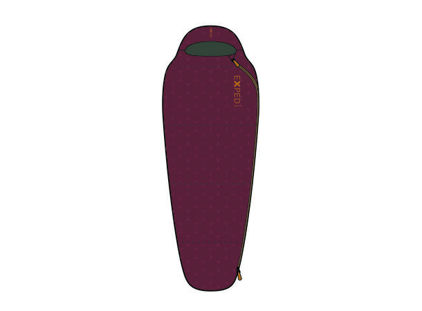 Exped Deepsleep -5C burgundy/moraine S 