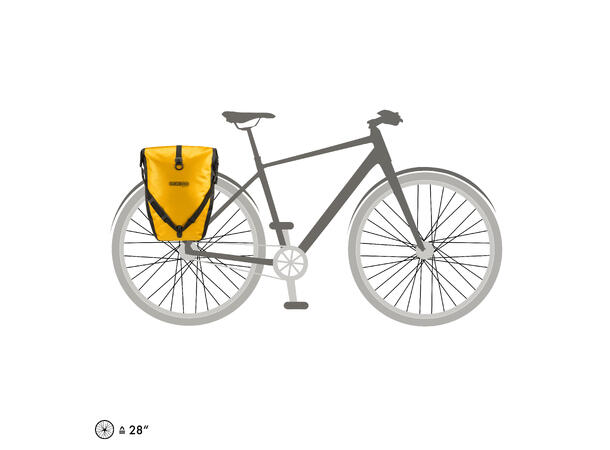 Ortlieb Back-Roller sunyellow - black 2x20 L QL2.1 