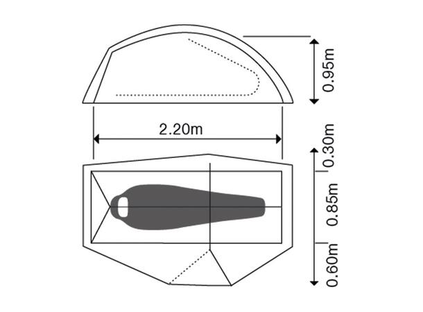 Exped Cassira 1 meadow 
