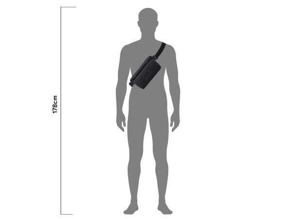 Ortlieb Sling-Bag Metrosphere black embossed,  3L, O-Straps 