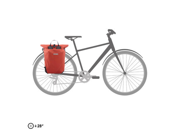 Ortlieb Vario Plus dark chili,  26L, QL2.2 