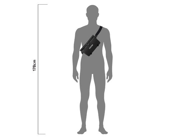 Ortlieb Velo-Sling black,  3L, O-Straps 