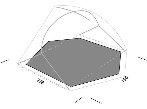 Exped Lyra II Footprint grey 