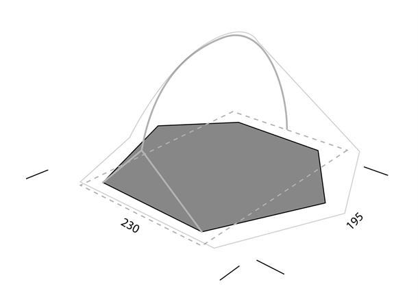 Exped Mira II HL Footprint forest 