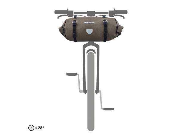 Ortlieb Handlebar-Pack Flex ! dark sand 9 L 