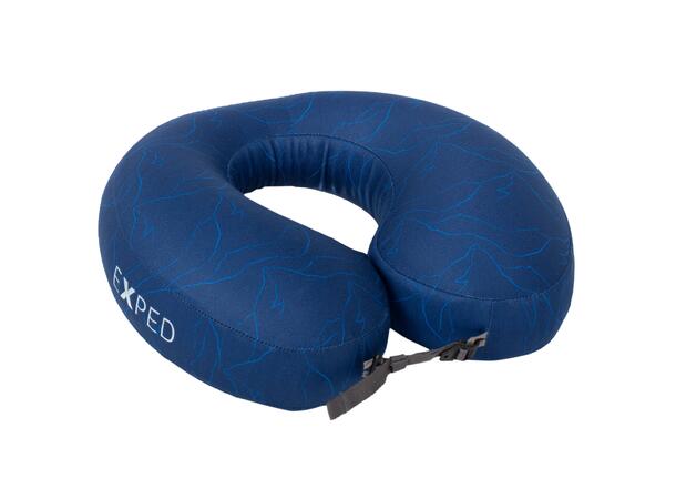 Exped NeckPillow Deluxe navy mountain 