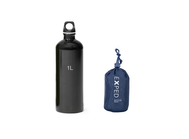 Exped NeckPillow Deluxe navy mountain 